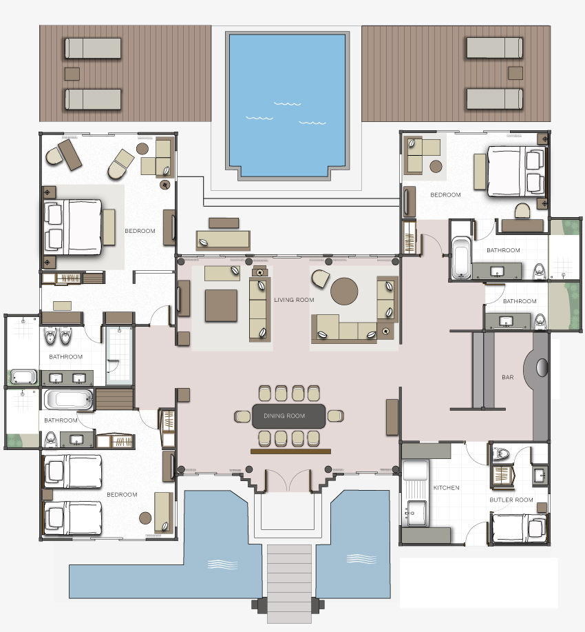 Presidential Suite Floor Plan